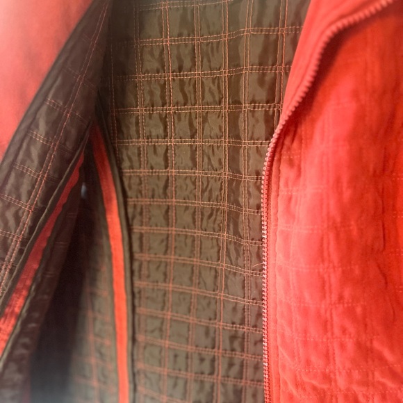 NTCO Nomadic Traders Quilted Vest size small, dark red/orange - Picture 6 of 8
